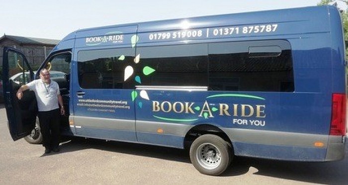 A Mini bus for the paid side of the Charity